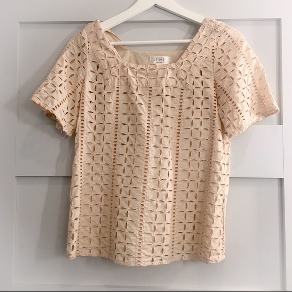 LOFT Tops - LOFT Eyelet Shirt